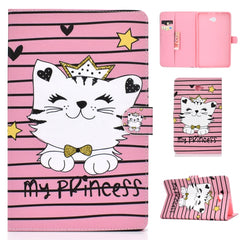 Colored Drawing Pattern Horizontal Flip PU Leather Case with Holder & Card Slot & Sleep / Wake-up Function, For Samsung Galaxy Tab A 10.1 (2019) T510/T515, For Samsung Galaxy Tab A 10.1 T580/T585 (2016), For Samsung Galaxy Tab A 10.5 T590/T595