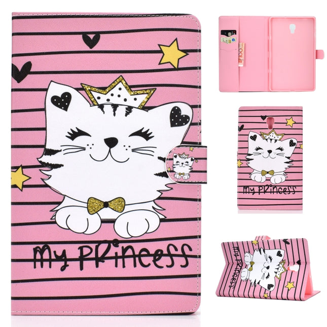 Colored Drawing Pattern Horizontal Flip PU Leather Case with Holder & Card Slot & Sleep / Wake-up Function, For Samsung Galaxy Tab A 10.1 (2019) T510/T515, For Samsung Galaxy Tab A 10.1 T580/T585 (2016), For Samsung Galaxy Tab A 10.5 T590/T595