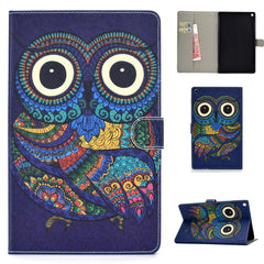 Colored Drawing Pattern Horizontal Flip PU Leather Case with Holder & Card Slot & Sleep / Wake-up Function, For Samsung Galaxy Tab A 10.5 T590/T595, For Samsung Galaxy Tab S5e 10.5 T720 / T725, For Amazon Kindle Fire HD 8 2016/2017