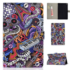 Colored Drawing Pattern Horizontal Flip PU Leather Case with Holder & Card Slot & Sleep / Wake-up Function, For Samsung Galaxy Tab A 10.5 T590/T595, For Samsung Galaxy Tab S5e 10.5 T720 / T725, For Amazon Kindle Fire HD 8 2016/2017