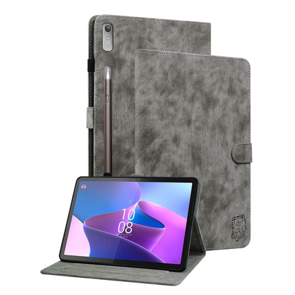 Tiger Pattern Flip Leather Tablet Case, For Lenovo Tab M11/Xiaoxin Pad 11 2024, For Lenovo Tab P12, For Lenovo Tab M10 5G 10.6 inch