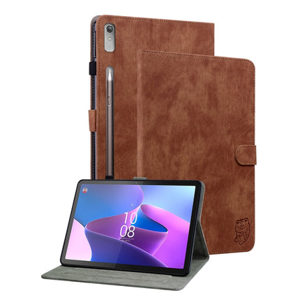 Tiger Pattern Flip Leather Tablet Case, For Lenovo Tab M11/Xiaoxin Pad 11 2024, For Lenovo Tab P12, For Lenovo Tab M10 5G 10.6 inch