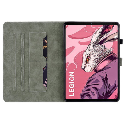 Tiger Pattern Flip Leather Tablet Case, For Lenovo Legion Y700 2023