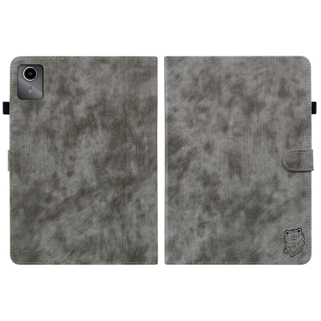 Tiger Pattern Flip Leather Tablet Case, For Lenovo Tab M11/Xiaoxin Pad 11 2024, For Lenovo Tab P12, For Lenovo Tab M10 5G 10.6 inch