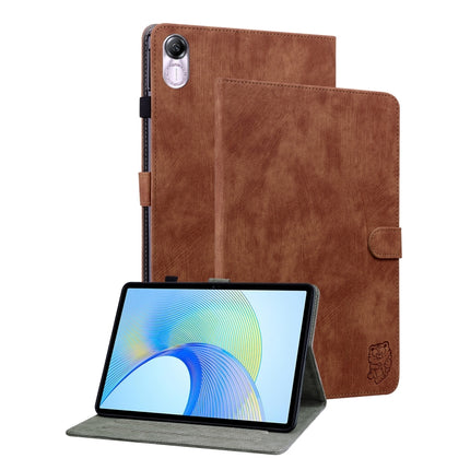 Embossed Tiger Pattern Leather Tablet Case, For Honor Pad 9 12.1, For Honor Pad X8 Pro/X9