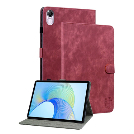 Embossed Tiger Pattern Leather Tablet Case, For Honor Pad 9 12.1, For Honor Pad X8 Pro/X9