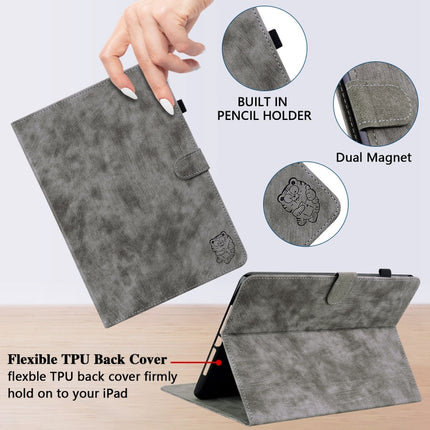 Embossed Tiger Pattern Leather Tablet Case, For Honor Pad 9 12.1, For Honor Pad X8 Pro/X9