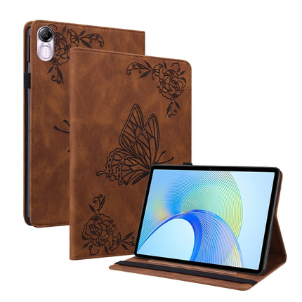Butterfly Flower Embossed Leather Tablet Case, For Honor Pad 9 12.1, For Honor Pad X8 Pro/X9