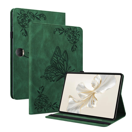 Butterfly Flower Embossed Leather Tablet Case, For Honor Pad 9 12.1, For Honor Pad X8 Pro/X9