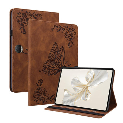 Butterfly Flower Embossed Leather Tablet Case, For Honor Pad 9 12.1, For Honor Pad X8 Pro/X9