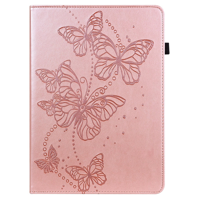 Embossed Butterfly Pattern Horizontal Flip Leather Tablet Case, For Xiaomi Redmi Pad SE