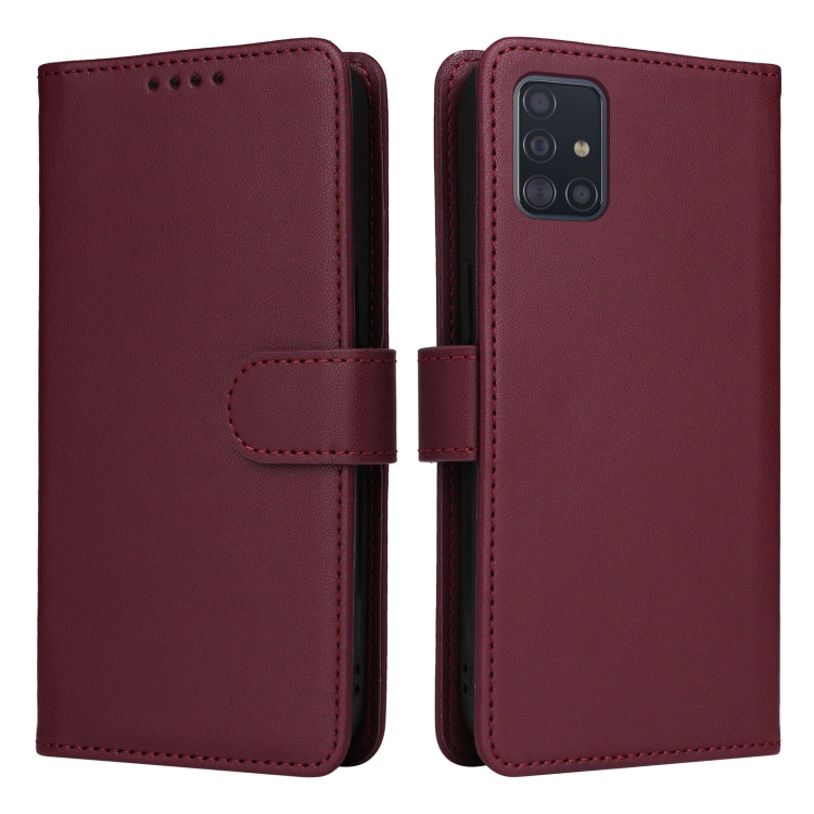 BETOPNICE BN-005 2 in 1 Detachable Imitate Genuine Leather Phone Case, For Samsung Galaxy S20, For Samsung Galaxy S20+, For Samsung Galaxy A71 4G, For Samsung Galaxy A51 4G