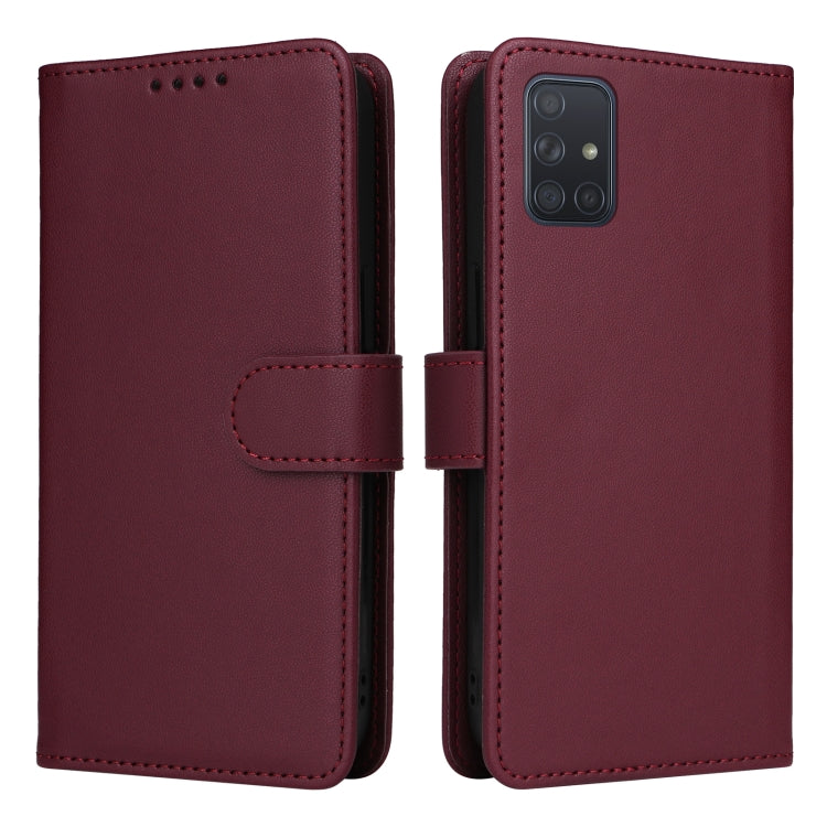 BETOPNICE BN-005 2 in 1 Detachable Imitate Genuine Leather Phone Case, For Samsung Galaxy S20, For Samsung Galaxy S20+, For Samsung Galaxy A71 4G, For Samsung Galaxy A51 4G