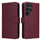 For Samsung Galaxy S24 Ultra 5G / Wine Red
