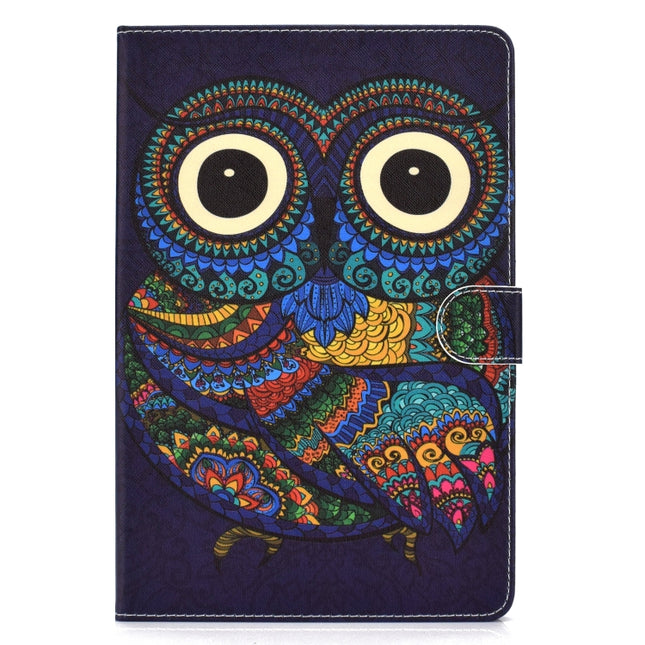 Universal Colored Drawing Pattern Horizontal Flip PU Leather Case with Holder & Card Slots, For 7 inch, For 8 inch, For 10 inch