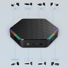 T95Z Plus 8K WiFi6 Android 12.0 Smart TV Box with Remote Control, Allwinner H618 Quad-Core, 2GB+16GB, 4GB+32GB, 4GB+64GB, 4GB+128GB