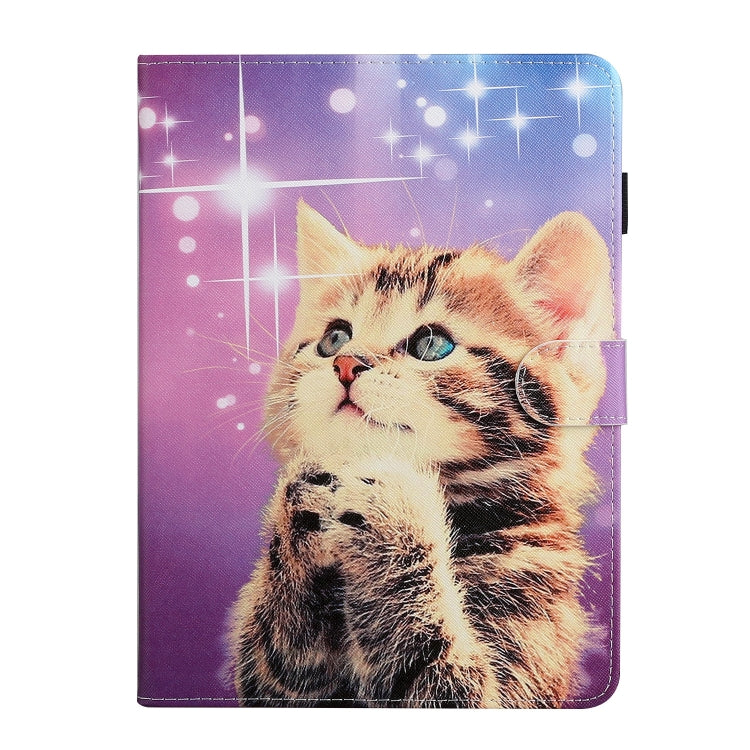 Colored Drawing Pattern Horizontal Flip PU Leather Case with Holder & Card Slot & Sleep / Wake-up Function