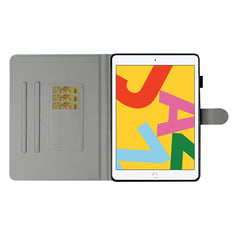 Colored Drawing Pattern Horizontal Flip PU Leather Case with Holder & Card Slot & Sleep / Wake-up Function