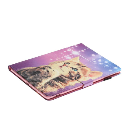 Colored Drawing Pattern Horizontal Flip PU Leather Case with Holder & Card Slot & Sleep / Wake-up Function