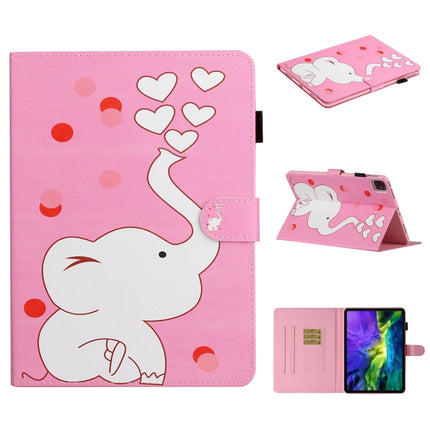 Colored Drawing Pattern Horizontal Flip PU Leather Case with Holder & Card Slot & Sleep / Wake-up Function