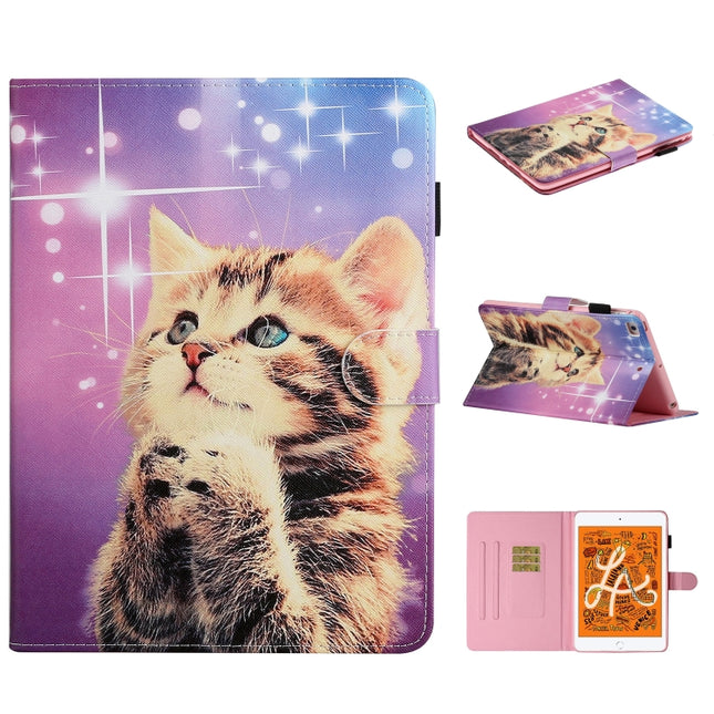 Colored Drawing Pattern Horizontal Flip PU Leather Case with Holder & Card Slot & Sleep / Wake-up Function, For iPad Pro 10.2 2021 / 2020 / 2019 / 10.5 (2019), For iPad Pro 11 inch (2020), For iPad 9.7 (2017/2018) & Air 2 & Air                         ...