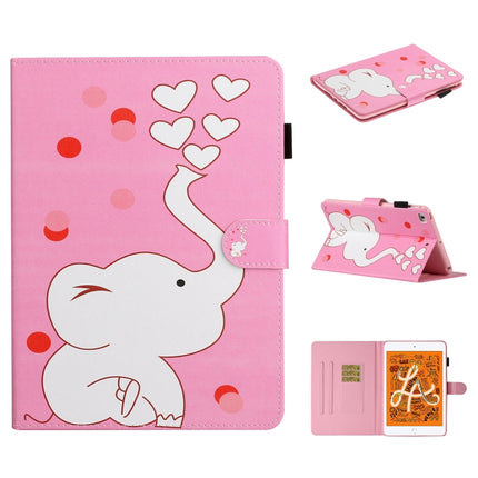 Colored Drawing Pattern Horizontal Flip PU Leather Case with Holder & Card Slot & Sleep / Wake-up Function