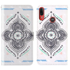 3D Painting Colored Drawing Pattern Horizontal Flip TPU + PU Leather Case with Holder & Card Slots & Wallet & Lanyard, For Motorola Moto E6 Plus, For Motorola Moto E6, For Motorola Moto G7 Power (European version), For Motorola Moto G8