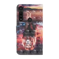 3D Painting Colored Drawing Pattern Horizontal Flip TPU + PU Leather Case with Holder & Card Slots & Wallet & Lanyard, For Motorola Moto G8 Play, For Motorola Moto G8 Plus, For Nokia 1.3, For Nokia 2.3