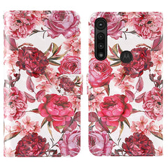 3D Painting Colored Drawing Pattern Horizontal Flip TPU + PU Leather Case with Holder & Card Slots & Wallet & Lanyard, For Motorola Moto G8 Play, For Motorola Moto G8 Plus, For Nokia 1.3, For Nokia 2.3