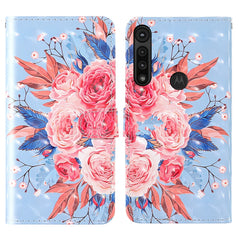 3D Painting Colored Drawing Pattern Horizontal Flip TPU + PU Leather Case with Holder & Card Slots & Wallet & Lanyard, For Motorola Moto G8 Play, For Motorola Moto G8 Plus, For Nokia 1.3, For Nokia 2.3