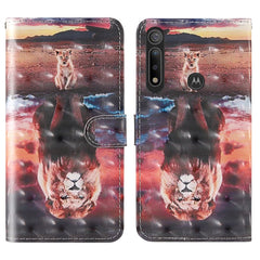 3D Painting Colored Drawing Pattern Horizontal Flip TPU + PU Leather Case with Holder & Card Slots & Wallet & Lanyard, For Motorola Moto G8 Play, For Motorola Moto G8 Plus, For Nokia 1.3, For Nokia 2.3