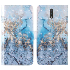 3D Painting Colored Drawing Pattern Horizontal Flip TPU + PU Leather Case with Holder & Card Slots & Wallet & Lanyard, For Motorola Moto G8 Play, For Motorola Moto G8 Plus, For Nokia 1.3, For Nokia 2.3