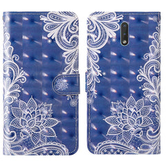 3D Painting Colored Drawing Pattern Horizontal Flip TPU + PU Leather Case with Holder & Card Slots & Wallet & Lanyard, For Motorola Moto G8 Play, For Motorola Moto G8 Plus, For Nokia 1.3, For Nokia 2.3