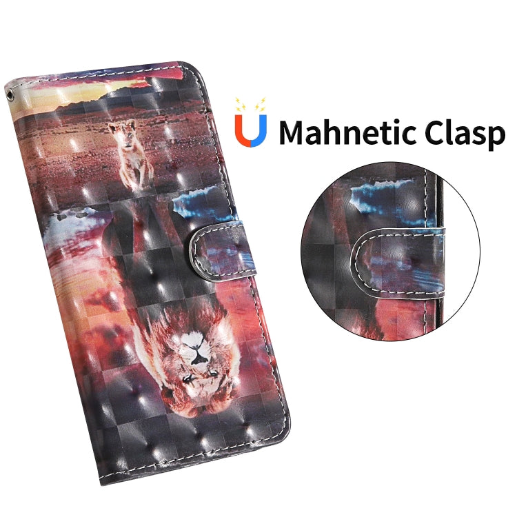 3D Painting Colored Drawing Pattern Horizontal Flip TPU + PU Leather Case with Holder & Card Slots & Wallet & Lanyard, For iPhone 6 / 6s, For iPhone 6 Plus / 6s Plus, For iPhone 7 / 8