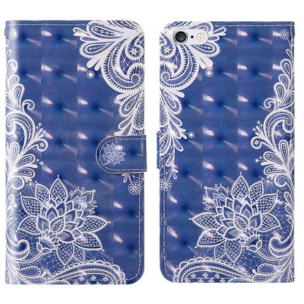 3D Painting Colored Drawing Pattern Horizontal Flip TPU + PU Leather Case with Holder & Card Slots & Wallet & Lanyard