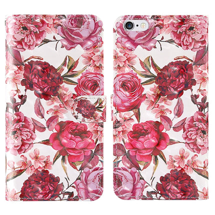 3D Painting Colored Drawing Pattern Horizontal Flip TPU + PU Leather Case with Holder & Card Slots & Wallet & Lanyard