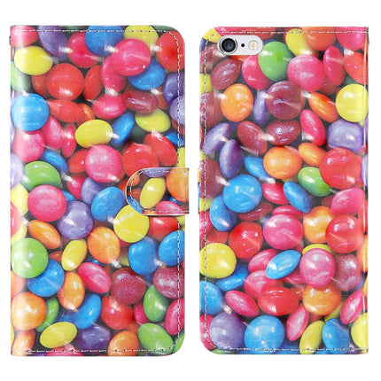 3D Painting Colored Drawing Pattern Horizontal Flip TPU + PU Leather Case with Holder & Card Slots & Wallet & Lanyard