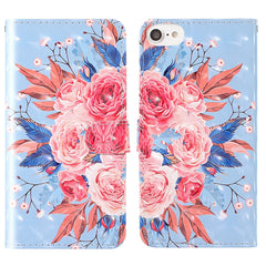 3D Painting Colored Drawing Pattern Horizontal Flip TPU + PU Leather Case with Holder & Card Slots & Wallet & Lanyard, For iPhone 7 / 8, For iPhone 7 Plus / 8 Plus, For iPhone 11, For iPhone 11 Pro