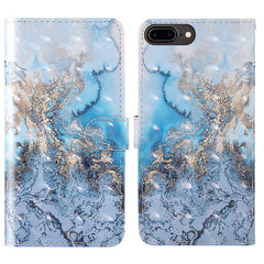 3D Painting Colored Drawing Pattern Horizontal Flip TPU + PU Leather Case with Holder & Card Slots & Wallet & Lanyard, For iPhone 7 / 8, For iPhone 7 Plus / 8 Plus, For iPhone 11, For iPhone 11 Pro