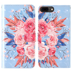 3D Painting Colored Drawing Pattern Horizontal Flip TPU + PU Leather Case with Holder & Card Slots & Wallet & Lanyard, For iPhone 7 / 8, For iPhone 7 Plus / 8 Plus, For iPhone 11, For iPhone 11 Pro