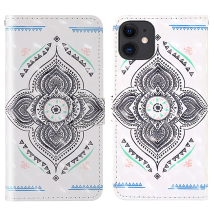 3D Painting Colored Drawing Pattern Horizontal Flip TPU + PU Leather Case with Holder & Card Slots & Wallet & Lanyard