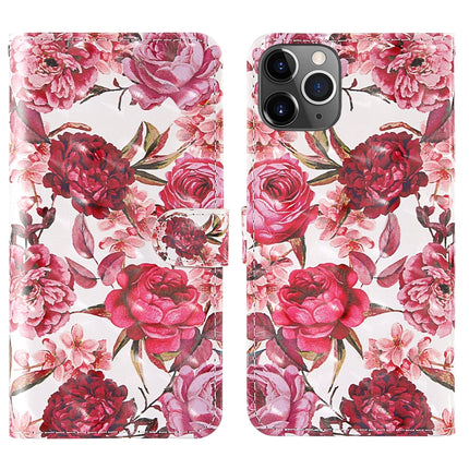 3D Painting Colored Drawing Pattern Horizontal Flip TPU + PU Leather Case with Holder & Card Slots & Wallet & Lanyard
