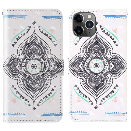 3D Painting Colored Drawing Pattern Horizontal Flip TPU + PU Leather Case with Holder & Card Slots & Wallet & Lanyard