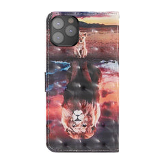 3D Painting Colored Drawing Pattern Horizontal Flip TPU + PU Leather Case with Holder & Card Slots & Wallet & Lanyard, For iPhone 11 Pro Max, For iPhone X, For iPhone XR, For iPhone XS Max