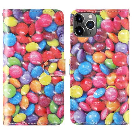 3D Painting Colored Drawing Pattern Horizontal Flip TPU + PU Leather Case with Holder & Card Slots & Wallet & Lanyard