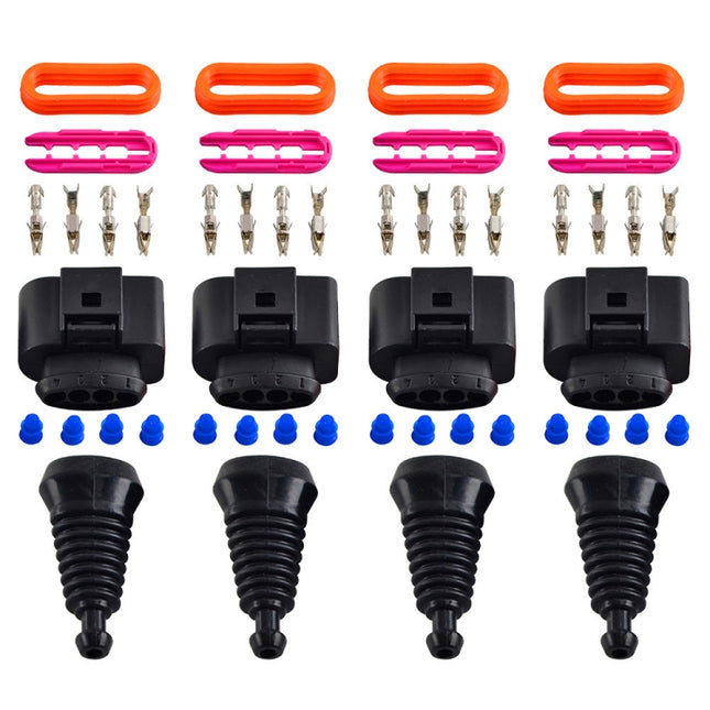 1 Set For Audi A7 3.0T 2016 Car Ignition Coil Connector Repair Kit, Large Size 1J0998724, Large Size