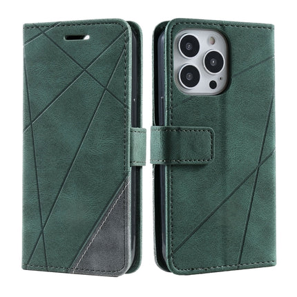 Skin Feel Splicing Leather Phone Case, For iPhone 17 Pro, For iPhone 17, For iPhone Air, For iPhone 16 Pro Max