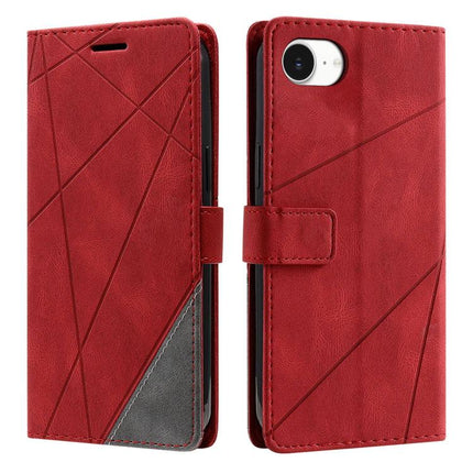 Skin Feel Splicing Leather Phone Case, For iPhone 18 Pro, For iPhone 18 Pro Max, For iPhone 17e / 16e, For iPhone 17 Pro Max