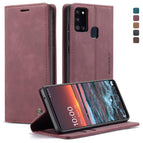 For Samsung Galaxy A21S / Wine Red