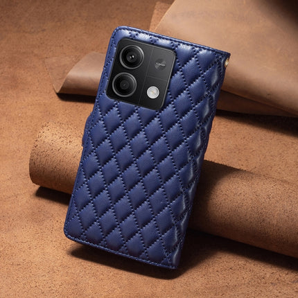 Diamond Lattice Zipper Wallet Leather Flip Phone Case, For Xiaomi Redmi Note 13, For Xiaomi Redmi Note 13 Pro+ 5G, For Xiaomi Redmi Note 13 Pro 5G